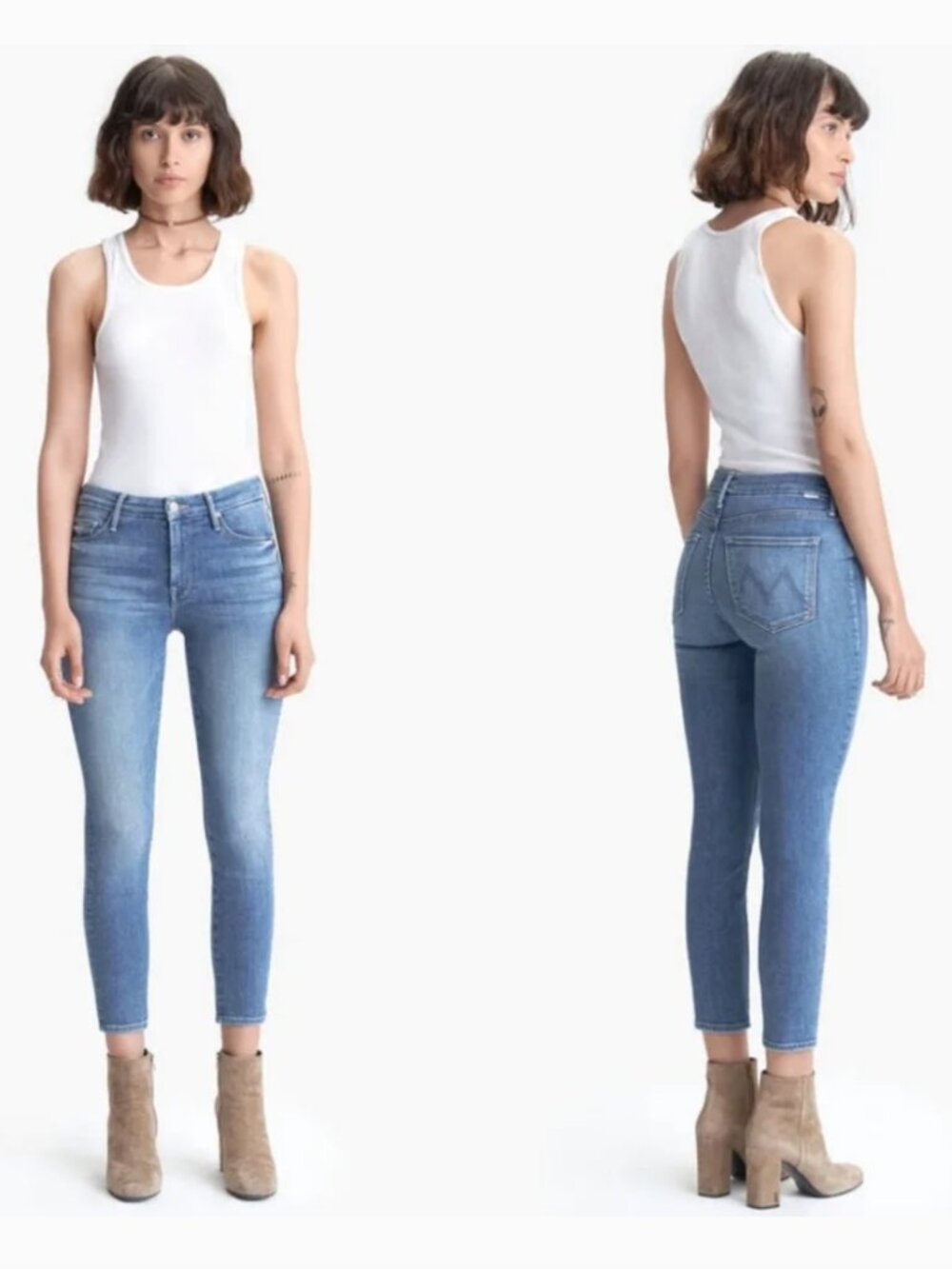 MOTHER Looker Crop Hey Sun Size 28
